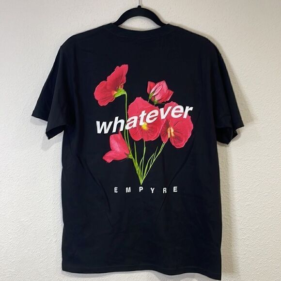 Empyre Mens Black Whatever Forever Tee Shirt Medium, NEW - Picture 6 of 7